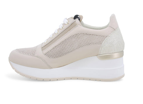 Melluso Donna Sneakers Pelle R20444-222124 Beige